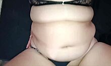 boyfriend pounds fat latina gf's big clit before work