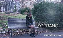 silvia soprano's wild interracial gangbang debut with double penetration and facials