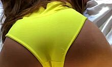 next to my milf stepmom on bed i couldn't resist her fuck doll sex toy anymore