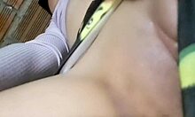 oh damn this fat latina milf's huge natural tits bounce wild on that dildo till she explodes