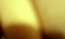 Horny young BBW latina masturbates wet juicy pussy fingering with chocolate