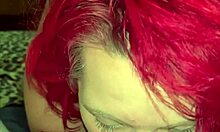 Hooker sucks cock for cash until customer blasts cum in whore mouth!