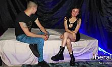 Young Mexican Couple Tries First-Time Homemade Swingers Casting Fuck