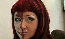 german teen seduces for monster cock fuck after halloween party