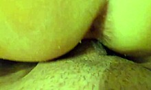 Amateur wife surrenders wet pussy to boss for sloppy passionate fucking