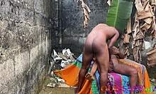 Ebony Neighbor Quickie Fuck Outdoors
