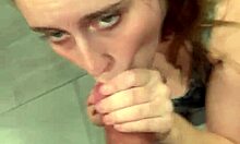 Pretty Laney Grey Sucks Cum From Huge Cock POV