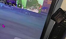 game break babe masturbates sucks bbc deepthroat gagging