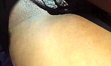 skinny ebony teen ripped clothes bent over doggystyle cum covered pussy