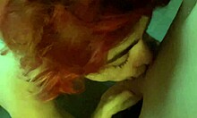 my horny redhead girlfriend's hairy pussy gets fingered then doggystyle pounded hard