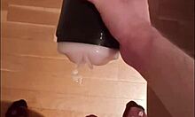 whoa huge cock handjobs exploding in epic cumshot compilation gym style 💦🍆