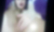 Mzansi teen strokes cock to random internet video