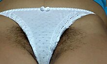 i jerk off watching stepmom's big hairy pussy and curvy ass in lingerie