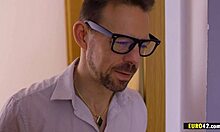 Cute Brunette Lady Dee Fucked Hard by Kinky Stepdaddy