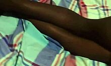 skinny ebony teen ripped clothes bent over doggystyle cum covered pussy