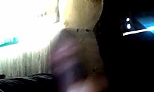 Mzansi teen strokes cock to random internet video