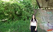 yo fit slim german teen viks angel picked up for brutal casting couch fuck 😈🇩🇪