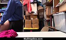 Store owner rips teen's clothes during strip search uncovering hidden thefts bent over doggystyle domination