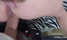 Tempted Czech teen strips in mall shop for intense POV shag