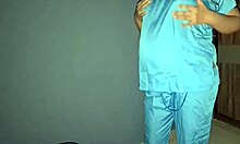 Pregnant Mexican nurse begs cum fills after hot hospital shift!