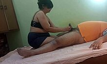 Indian Bhabhi's Pussy Ass Sucked Fucked by Electrician