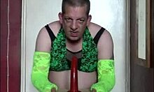 Bisexual Crossdresser Deepthroats Real Cock After Ass Pounding