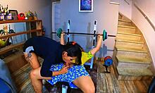 Trainer Loses Focus as Student Fucks Him Hard During Intense Workout Session?