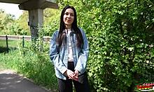 yo fit slim german teen viks angel picked up for brutal casting couch fuck 😈🇩🇪