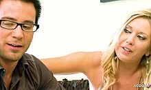 ever wonder why step-sister craves nerd step-brother's big cock for first anal creampie alone?