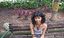 Busty Latina Cleaning Lady Bent Over for Rough Visa Fuck