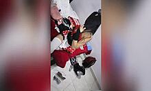 hey your hot girlfriend now works for me sucking my dick