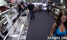 bizarre rough pussy fucking and cock sucking in nasty shop sex