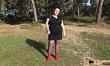 chubby french brunette jade craves hard outdoor sex badly