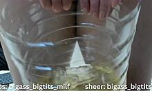 desperate peeing fetish unleashes wet pussy squirt and juicy curves shaking