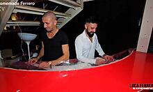 Two Hot Swinger Girls Take Anal DP in Club!