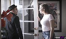 i kiss and grope stepsister gia's perky tits craving more