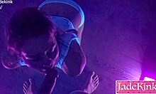 black kinky couple's teasing stripper dance hides wild outdoor secrets in pmv