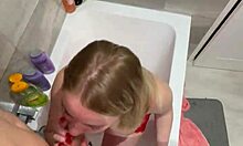 Step Mom Bursts In Bathroom Post-Shower Sucks My Dick Then Rides For Cum On Tits Finish