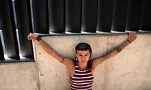 Slutty Amateur Bent Over Doggystyle Sucks Monster Cock Swallows Cum in Public Woods Adventure