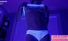 black kinky couple's teasing stripper dance hides wild outdoor secrets in pmv