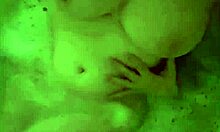 Curvy Tattoo Babe Orgasms in Bathtub Shower Vibe Play