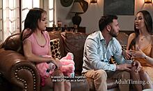 Step Family Orgy Erupts on Vacation with Selena Love Max Fills!