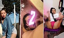 pov huge ass brunette shakes her fat booty during dirty workout