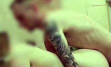 Quick bath turns into wife's bent over doggystyle orgasm moan