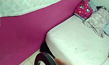 small dick slides into her stinky pussy bent over