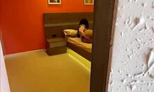 curvy madrastra's huge ass shakes wildly as i drain every drop behind her back