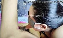 She slowly DEEPTHROATS his cock for pleasure