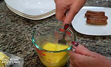 Kymber Leigh's stepmom rides monster cock cowgirl then missionary cum on tits