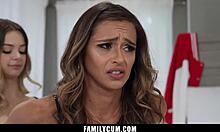 Stepsiblings Tie Stepmom and Fuck Wild in Front of Her