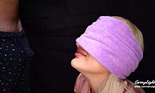 Stepson tricks stepmom with cum taste game! Unexpected full mouthful of sperm